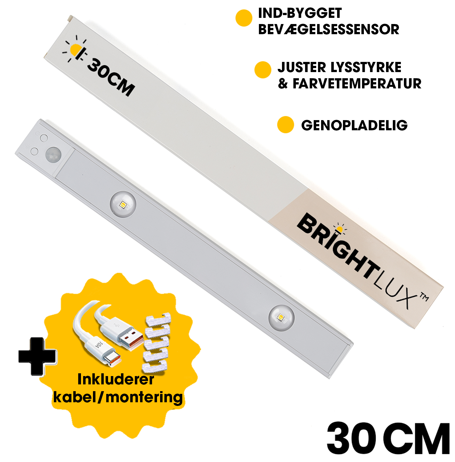 BrightLUX™ Trådløs LED-lampe