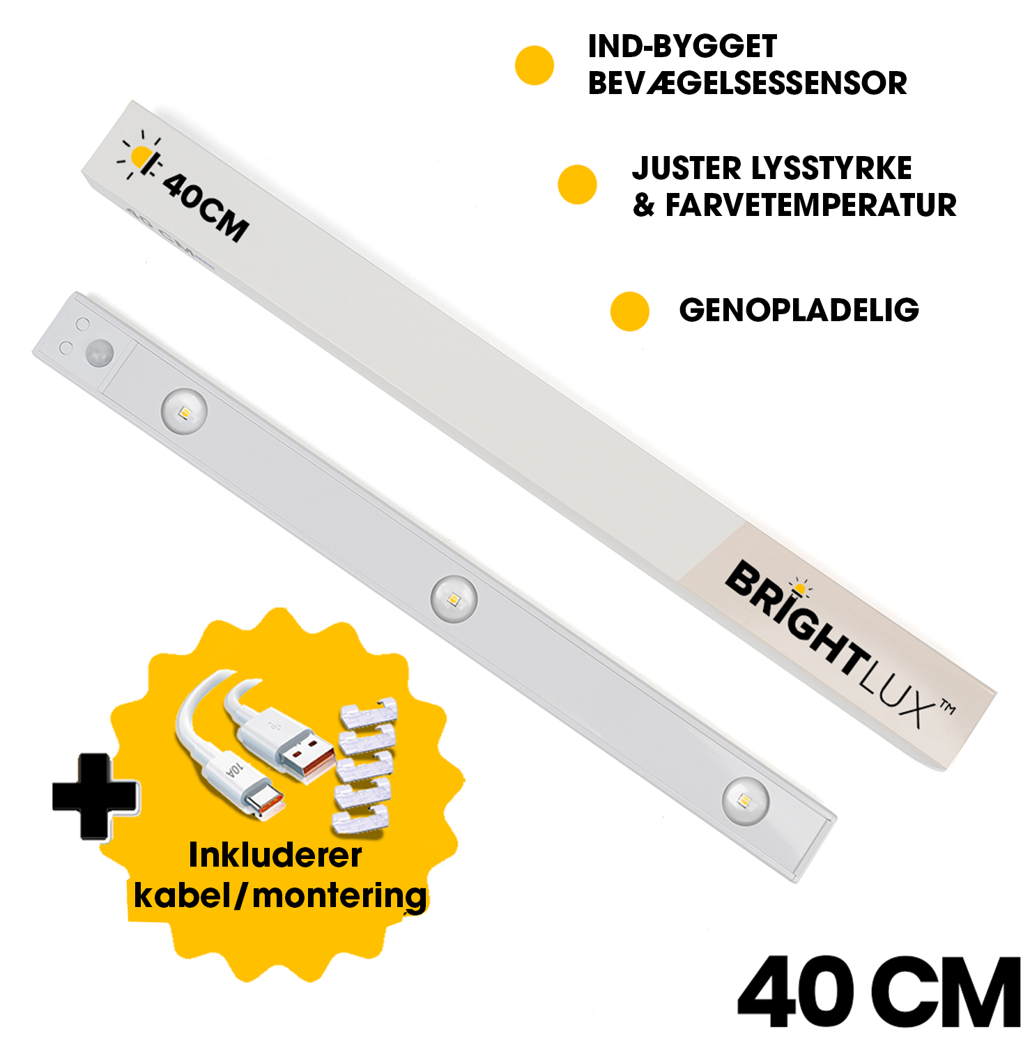 BrightLUX™ Trådløs LED-lampe